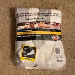 Dickies Dri-Tech White Athletic Socks
